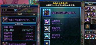 dnf装备怎么合成,解锁角色战斗力提升之道