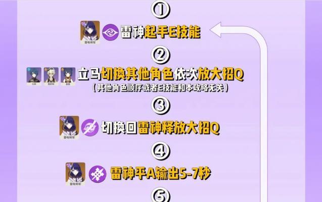 原神雷神70级突破攻略（解锁更强大的技能，成为雷光绽放的主宰）